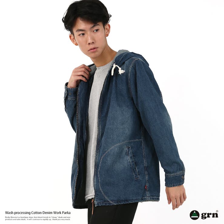 マウンテンパーカー メンズ grn[品番：OE000004025]｜Rocky Monroe 