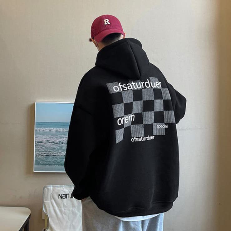 メンズ オーバーサイズ パーカー スウェット ロゴスウェット 春服 | Rodic【MENS】 | 詳細画像2 