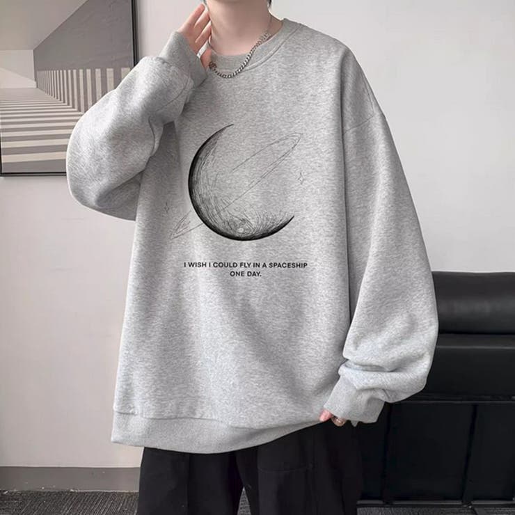 メンズ オーバーサイズ トレーナー ダンボールニット スウェット 春服 長袖 | Rodic【MENS】 | 詳細画像8 