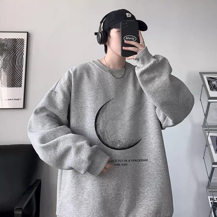 メンズ オーバーサイズ トレーナー ダンボールニット スウェット 春服 長袖 | Rodic【MENS】 | 詳細画像9 