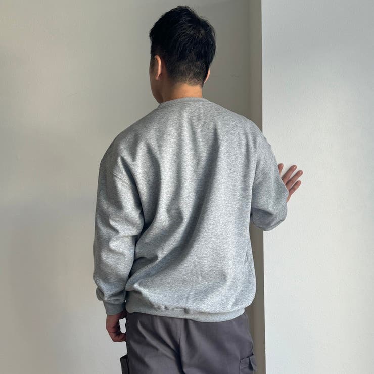 メンズ オーバーサイズ トレーナー ダンボールニット スウェット 春服 長袖 | Rodic【MENS】 | 詳細画像17 