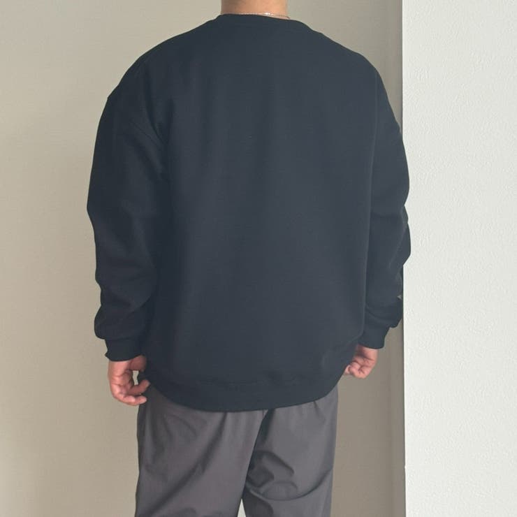 メンズ オーバーサイズ トレーナー ダンボールニット スウェット
