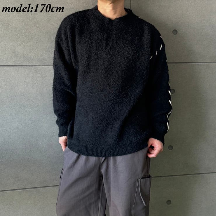 ニット ニット メンズ セーター オーバーサイズ[品番