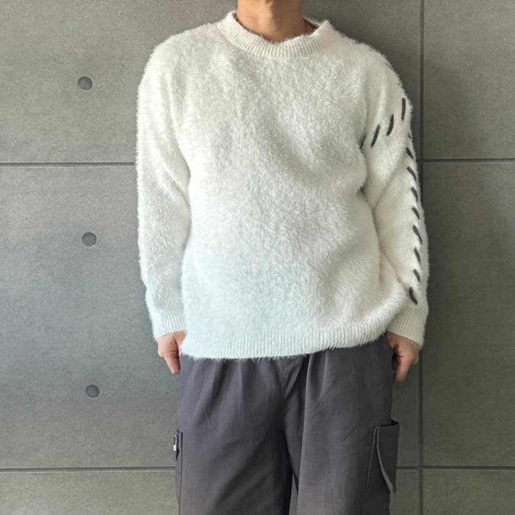 ニット メンズ セーター オーバーサイズ モヘアタッチ | Rodic【MENS】 | 詳細画像2 