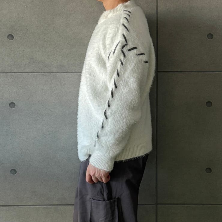 ニット メンズ セーター オーバーサイズ モヘアタッチ | Rodic【MENS】 | 詳細画像3 