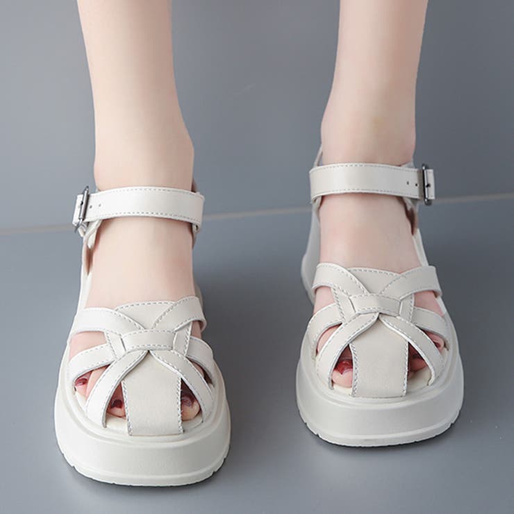 ベージュ | パンプス 厚底サンダル レディース 夏服 | Rodic