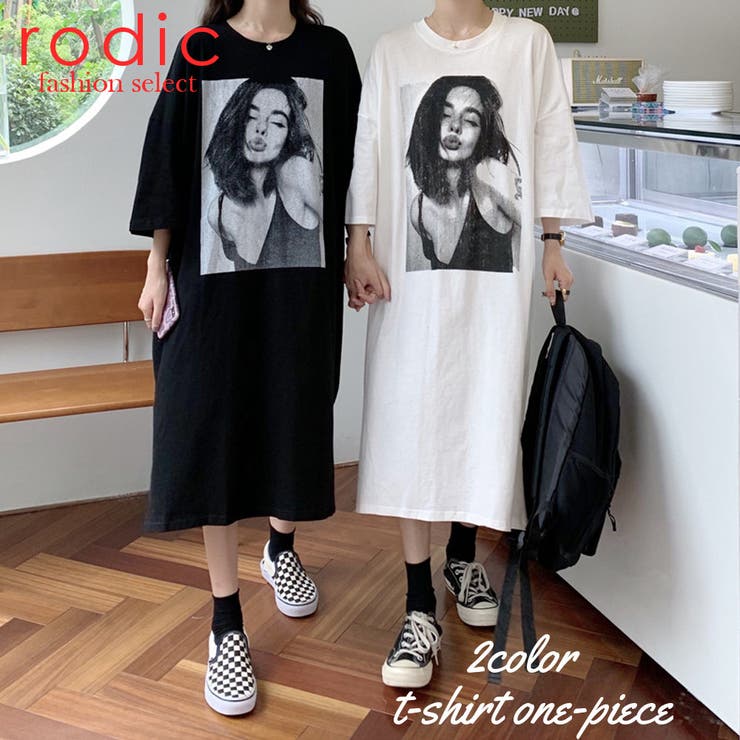レディース Tシャツワンピース ビッグ シルエット 品番 Rdcm Rodic ロディック のレディースファッション通販 Shoplist ショップリスト