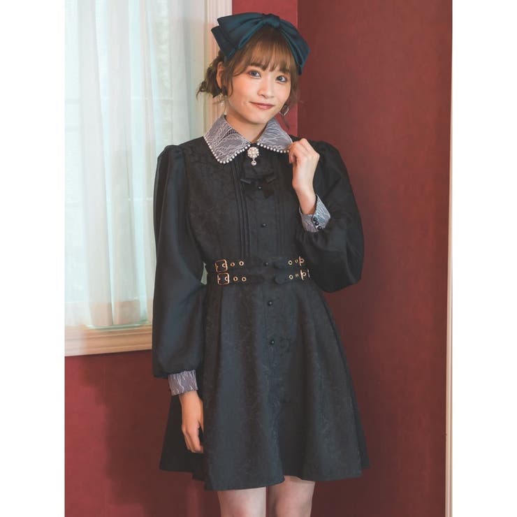 ROJITAワンピース 3着 ロジータ ROJITA ハートドットレースアップワンピース