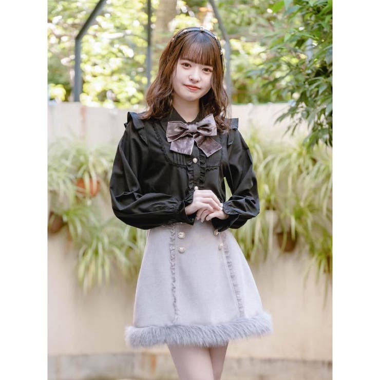 大幅値下げ！PITCHOUGUINA＊台形スカート ベロアスカート ロングスカート ストレッチツイルロングスカート Aライン 台形