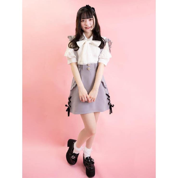 フリルブラウス ROJITA 長袖 ダブルブローチ袖フリルブラウス | Rlab store
