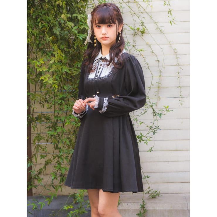 2025新入荷 リボンタイメイドライクワンピース[品番：RJTW0000917]｜ROJITA ワンピース