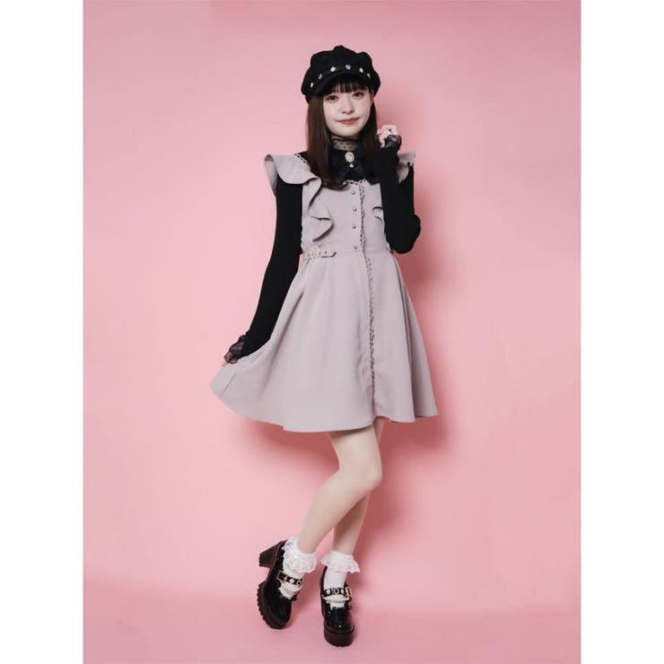 ハートバックルジャンスカ[品番：RJTW0000920]｜ROJITA