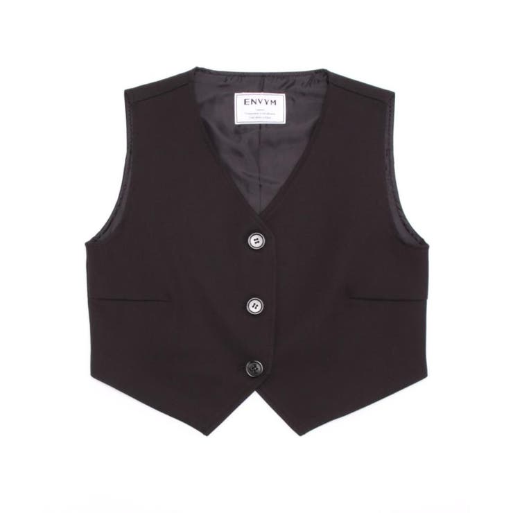 ENVYM コンパクトVEST ブラック セール】コンパクトVEST（その他アウター）｜ENVYM