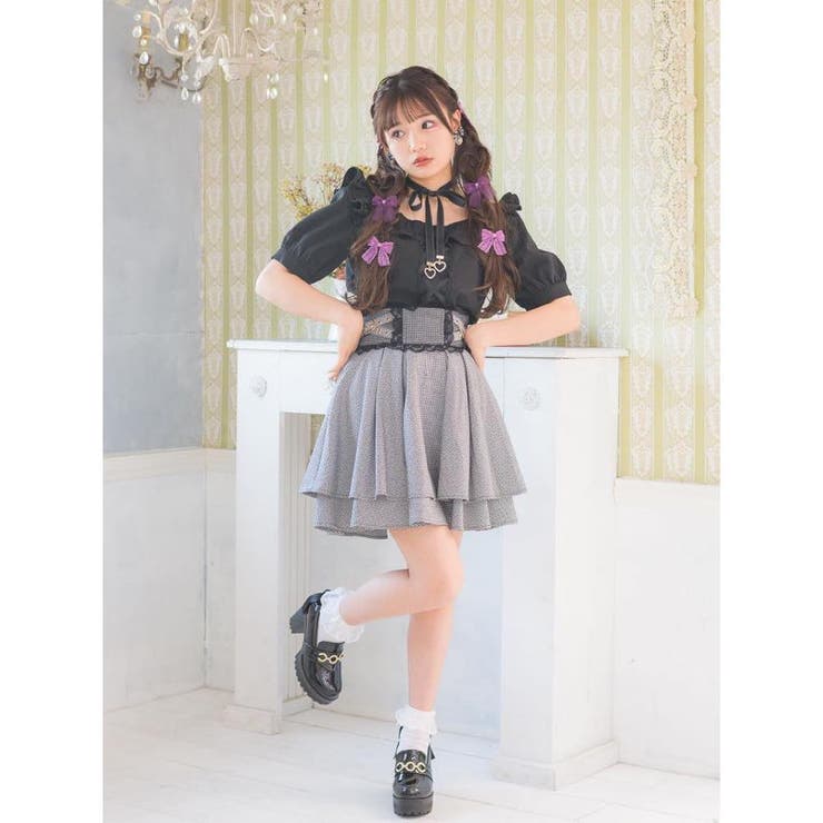 Rojita スカート　セット　二着 セール】ランダムリボンロングフレアスカート（スカート