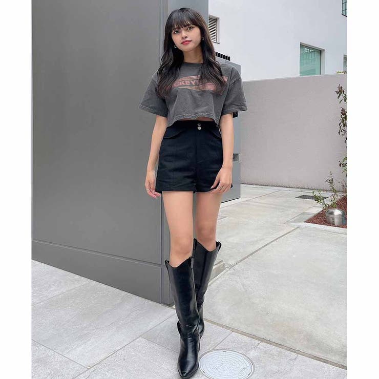 HWウエストバックショートパンツ[品番：RJTW0002203]｜ENVYM
