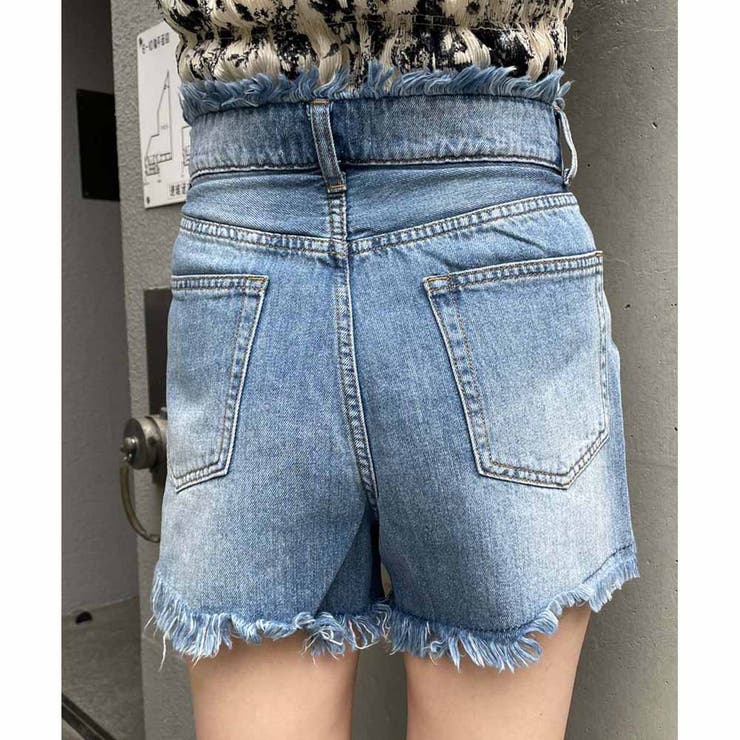 カットオフDENIMショートパンツ | ENVYM | 詳細画像10 
