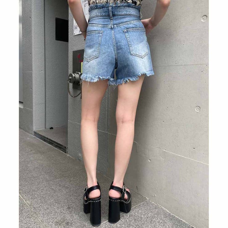 カットオフDENIMショートパンツ | ENVYM | 詳細画像7 
