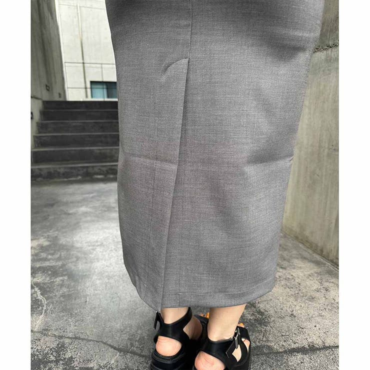 ローウエストタイトロングスカート | ENVYM | 詳細画像23