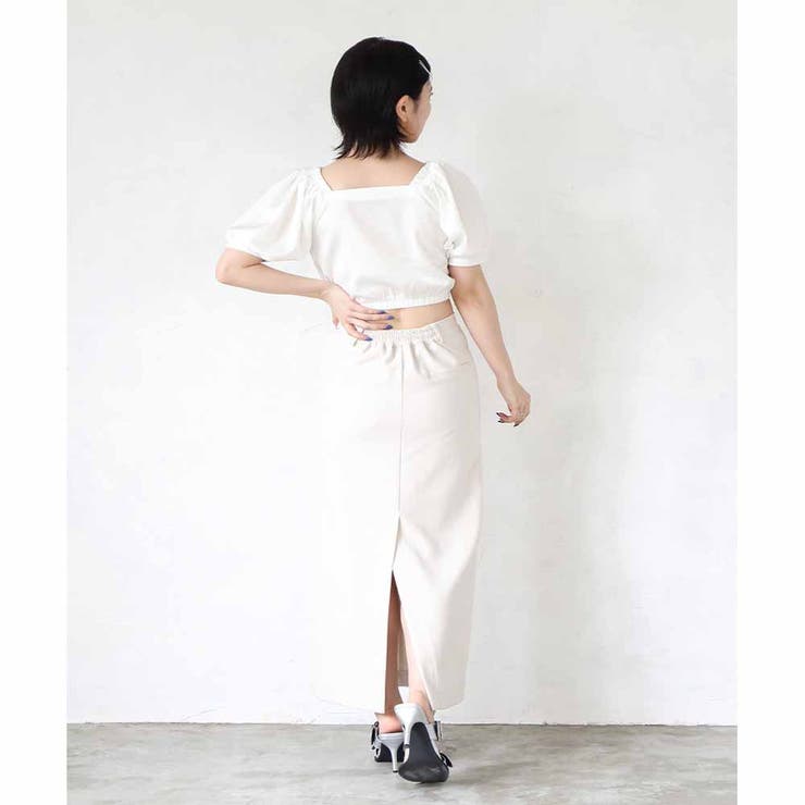 ローウエストタイトロングスカート | ENVYM | 詳細画像4