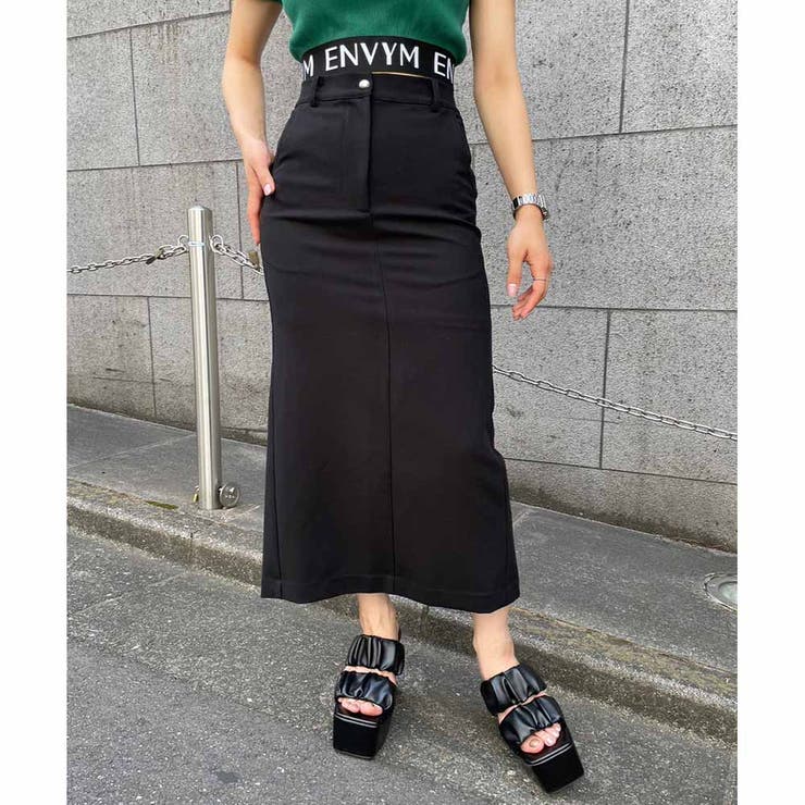 ローウエストタイトロングスカート | ENVYM | 詳細画像7