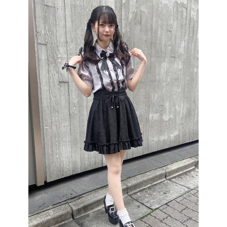 ROJITA 総レースブラウス ロジータ ROJITA 総レースブラウス （ブラック） -ファッション