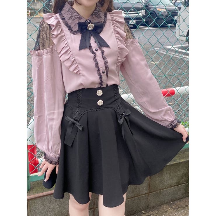 STINA closet ペタルフリルブラウス レディース F（セレモニー
