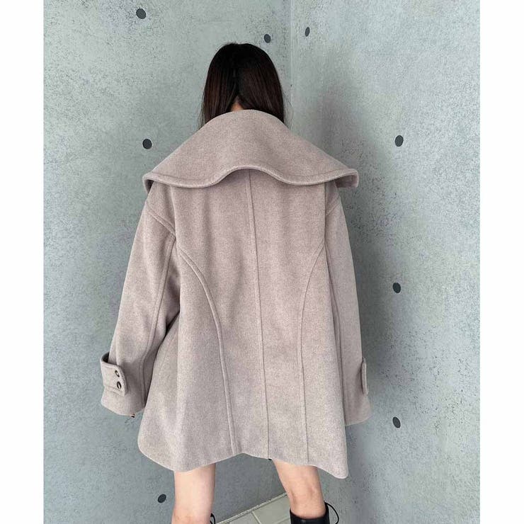 ENVYM コクーンコート　FREE size シャギーチェックコクーンコート | レディスファッション ENVYM