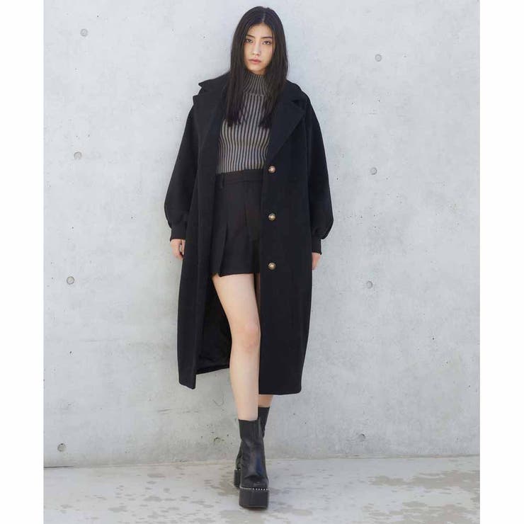 リブスリーブコート | ENVYM | 詳細画像1