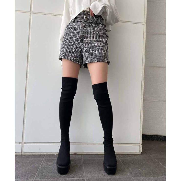 ツイードショートパンツ | ENVYM | 詳細画像7 