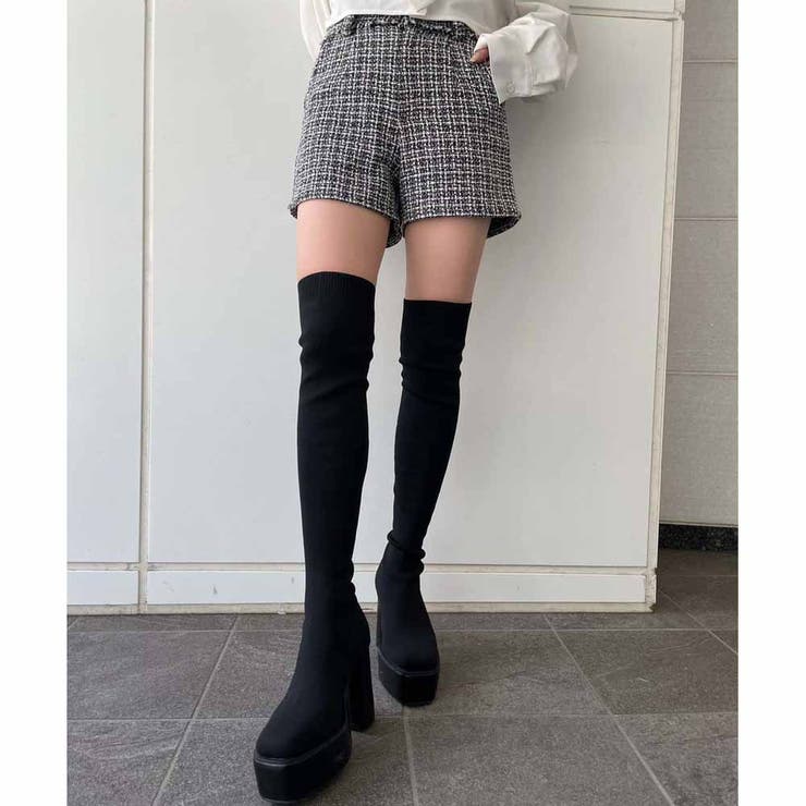 ツイードショートパンツ | ENVYM | 詳細画像8 