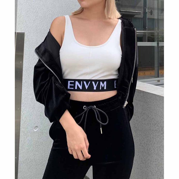 ベロアフレアパンツ | ENVYM | 詳細画像14 