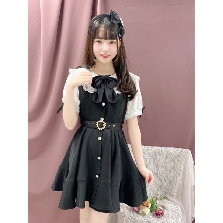 ハートバックルベルトワンピース[品番：RJTW0001146]｜ROJITA