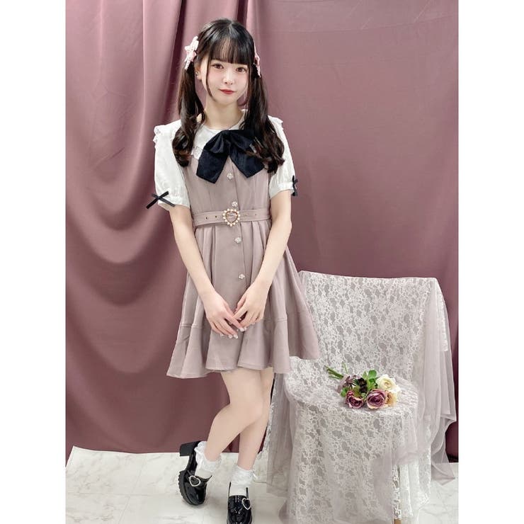 ハートバックルベルトワンピース[品番：RJTW0001146]｜ROJITA（ロジータ）のレディースファッション通販｜SHOPLIST（ショップリスト）