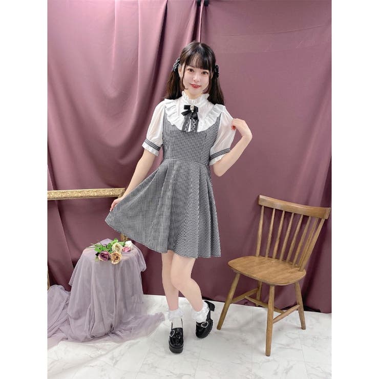ルーシア まとめ売り＋ロジータワンピース ロジータ ROJITA スタンドカラーシアースリーブワンピース