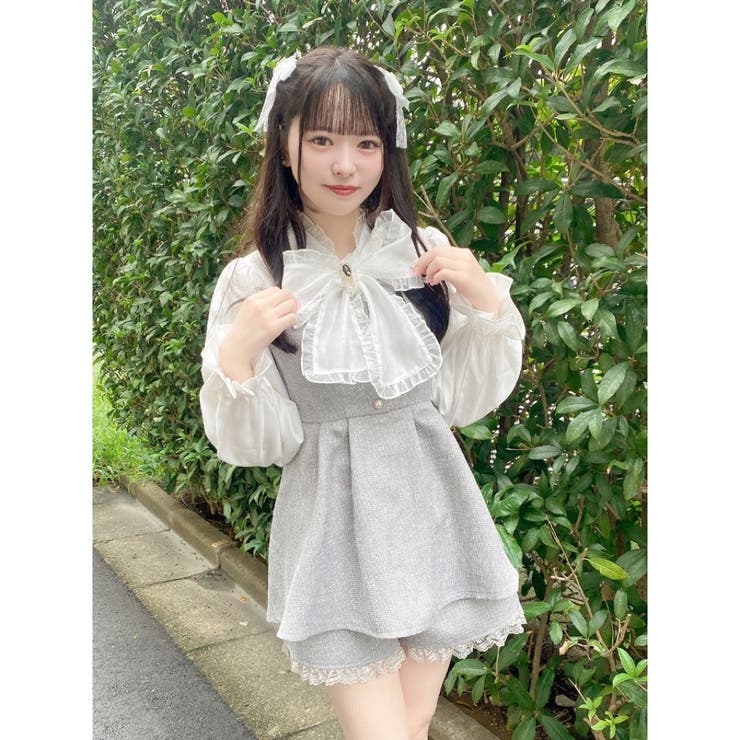 BIGリボンツイードセットアップ[品番：RJTW0001262]｜ROJITA