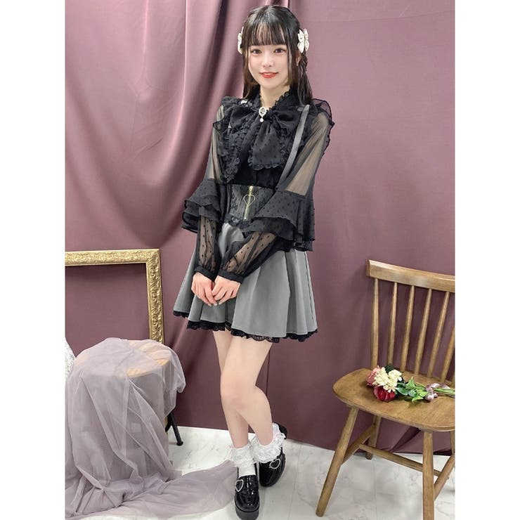地雷 ROJITA ロジータ リボン ハート ビスチェ スカート セットアップ 地雷 ROJITA ロジータ リボン ハート ビスチェ スカート
