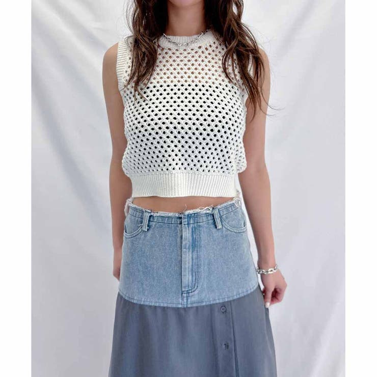 メッシュタンクトップ | ENVYM | 詳細画像17