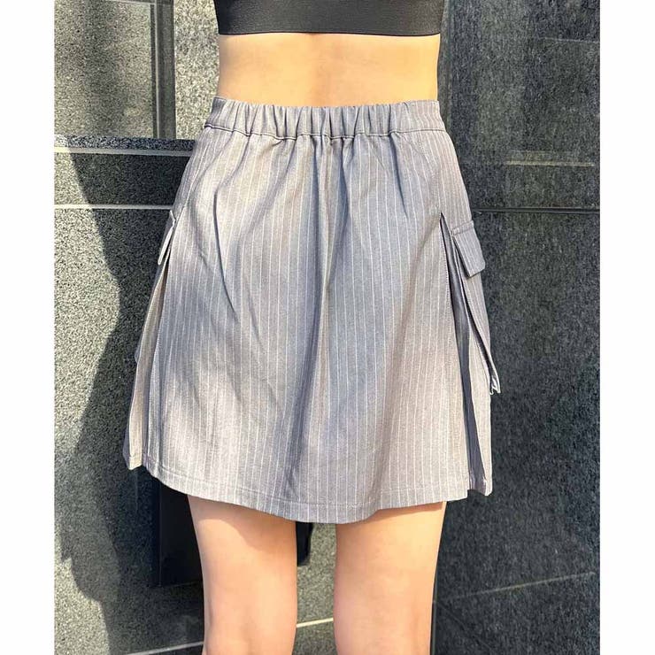MAX&Co. アウトレット●JAGO プリーツ入りカーゴミニスカート MAX&Co. アウトレット○JAGO プリーツ入りカーゴミニスカート