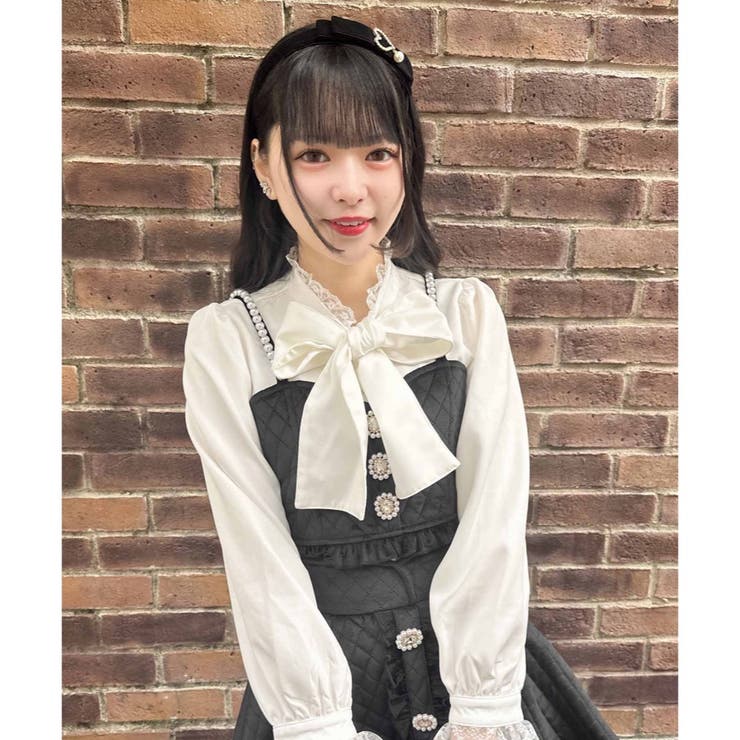 パール紐キルティングビスチェ[品番：RJTW0001419]｜ROJITA