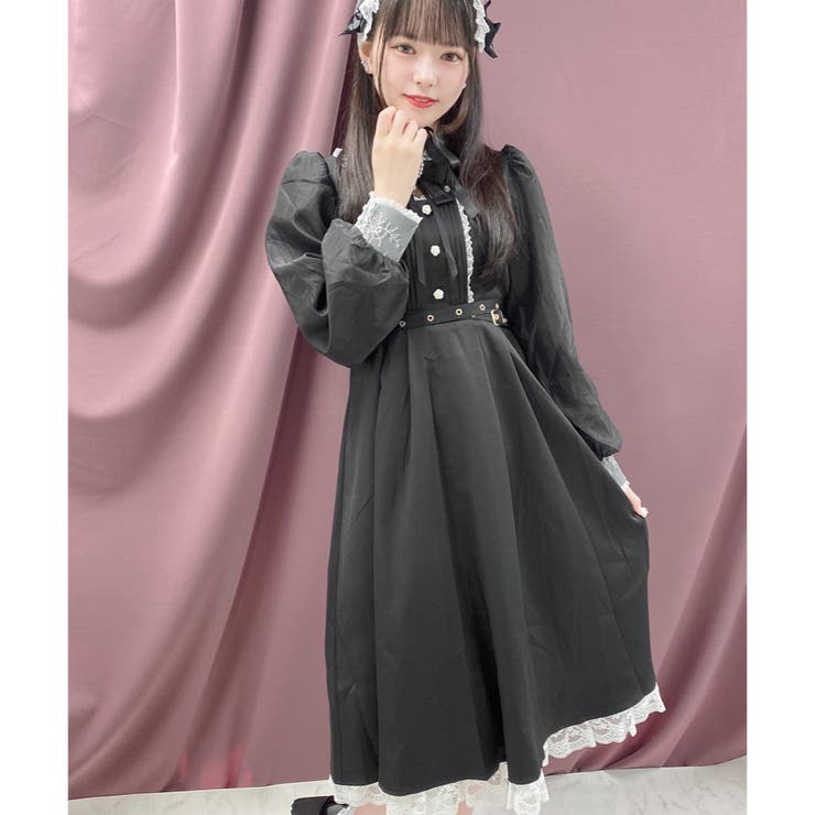 韓国 ファッション通販 クロスベルトロングワンピース[品番：RJTW0001307]｜ROJITA ワンピース