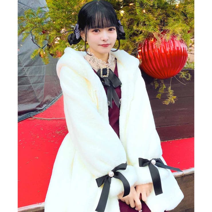 ロジータ ROJITA うさみみファーコート （ブラック