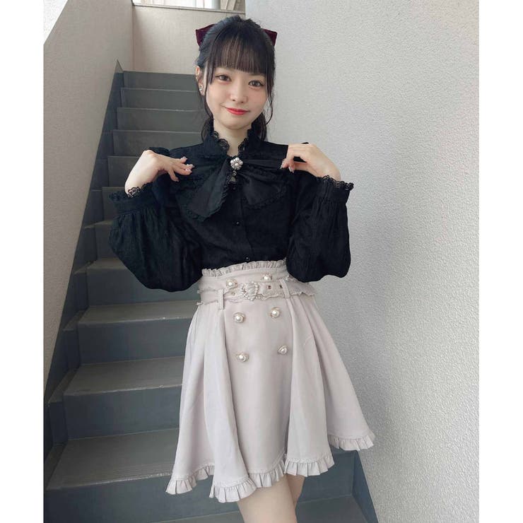 BIGリボンレースTOPS[品番：RJTW0001489]｜ROJITA（ロジータ）の