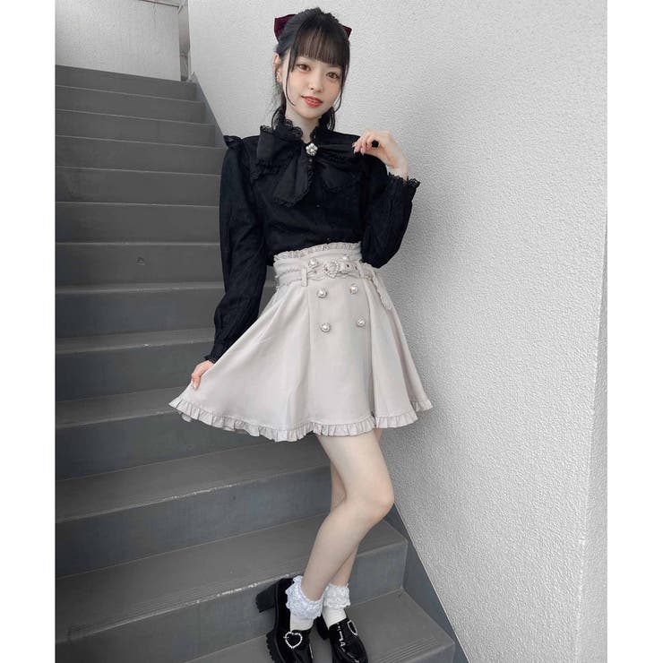 ROJITA BIGリボンレースTOPS (ブラック) BIGリボンレースTOPS[品番：RJTW0001489]｜ROJITA（ロジータ）の