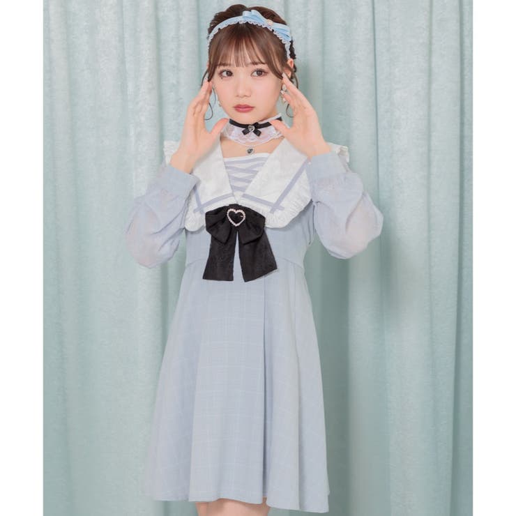ロエベ レースアップワンピース　21SS 34 レースアップセーラーワンピース[品番：RJTW0001509]｜ROJITA
