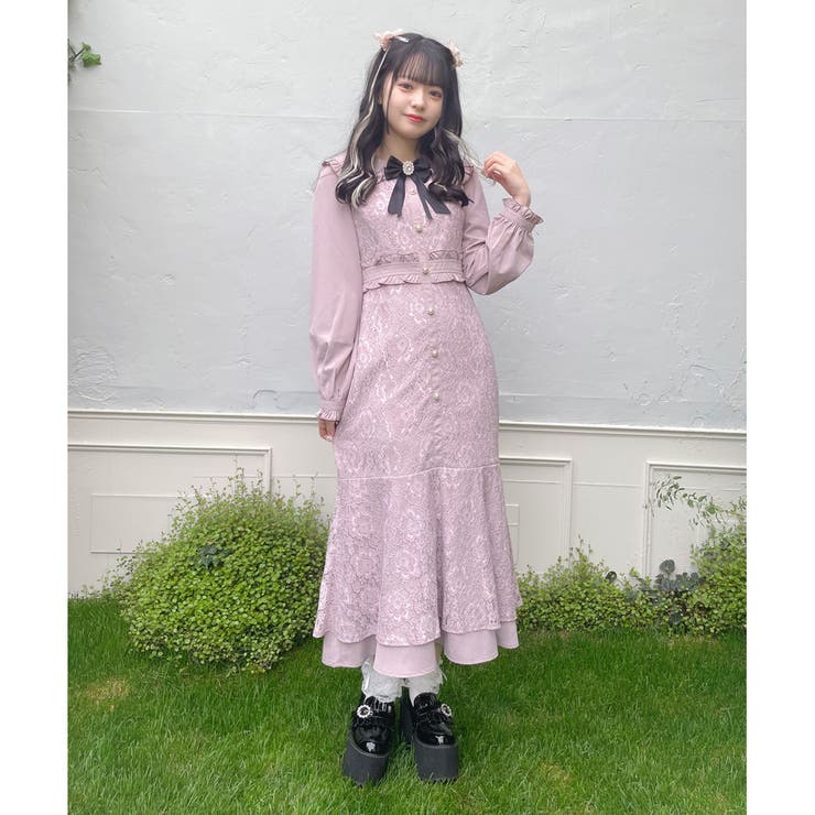 レースマーメイドロングワンピース[品番：RJTW0001563]｜ROJITA