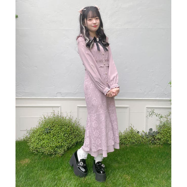 レースマーメイドロングワンピース[品番：RJTW0001563]｜ROJITA