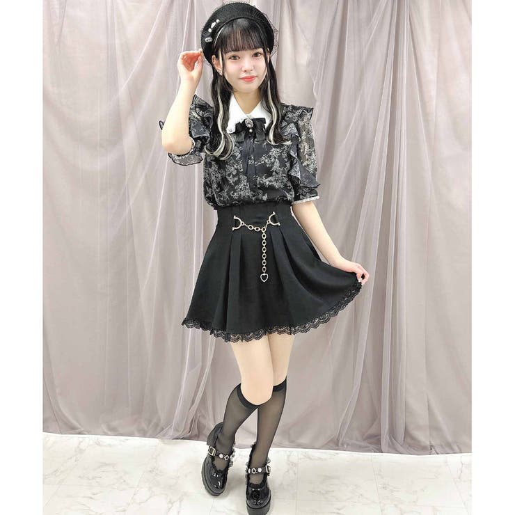 おまとめ カレンソロジー 花柄 ブラウス 焦げ茶 ミズイロインド ブラウス 花柄シアーブラウス[品番：RJTW0001639]｜ROJITA（ロジータ）の