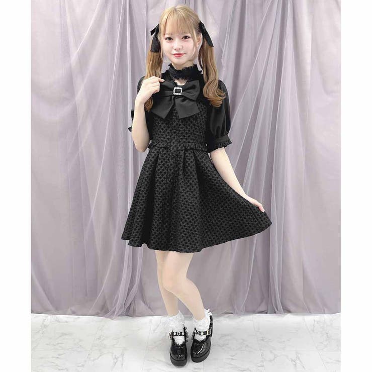 ROJITA 【WEB限定アイテム】BIGリボン付きJQワンピース BIGリボン付きJQワンピース[品番：RJTW0001657]｜ROJITA