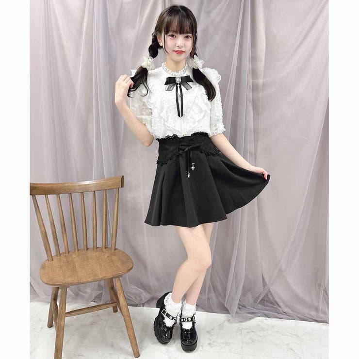 ゆゆさま 2連リボンベルトスカパン コルセットベルトスカパン[品番：RJTW0001762]｜ROJITA