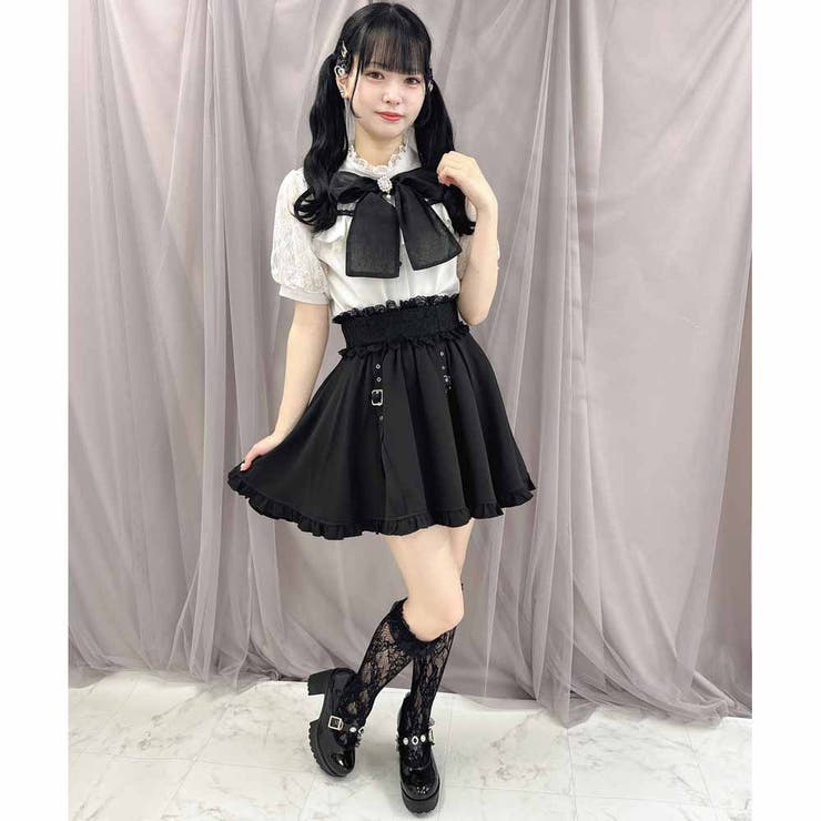 ぞうねこ　オリジナル　プリュームベルスカート　完売品 飾りベルトボリュームスカート[品番：RJTW0001761]｜ROJITA